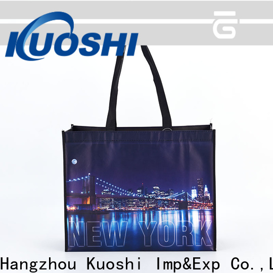 KUOSHI custom custom printed non woven bags for business for supermarket