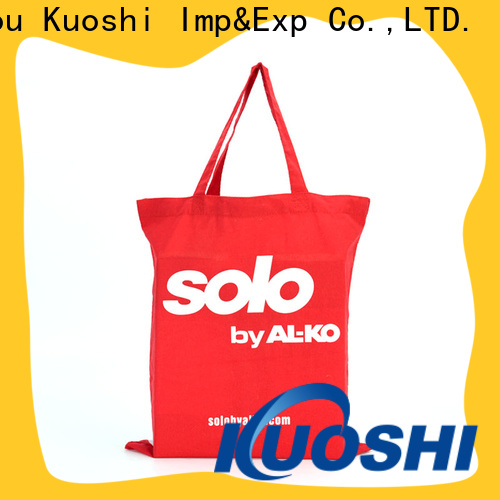 KUOSHI canvas small tote bags manufacturers for grocery shopping