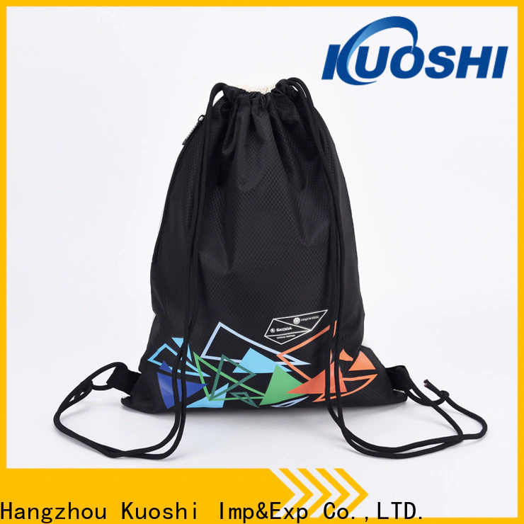 KUOSHI design clear drawstring bags manufacturers for sport