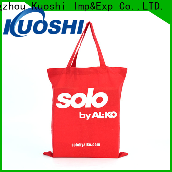 KUOSHI canvas cloth tote bags for business for grocery shopping