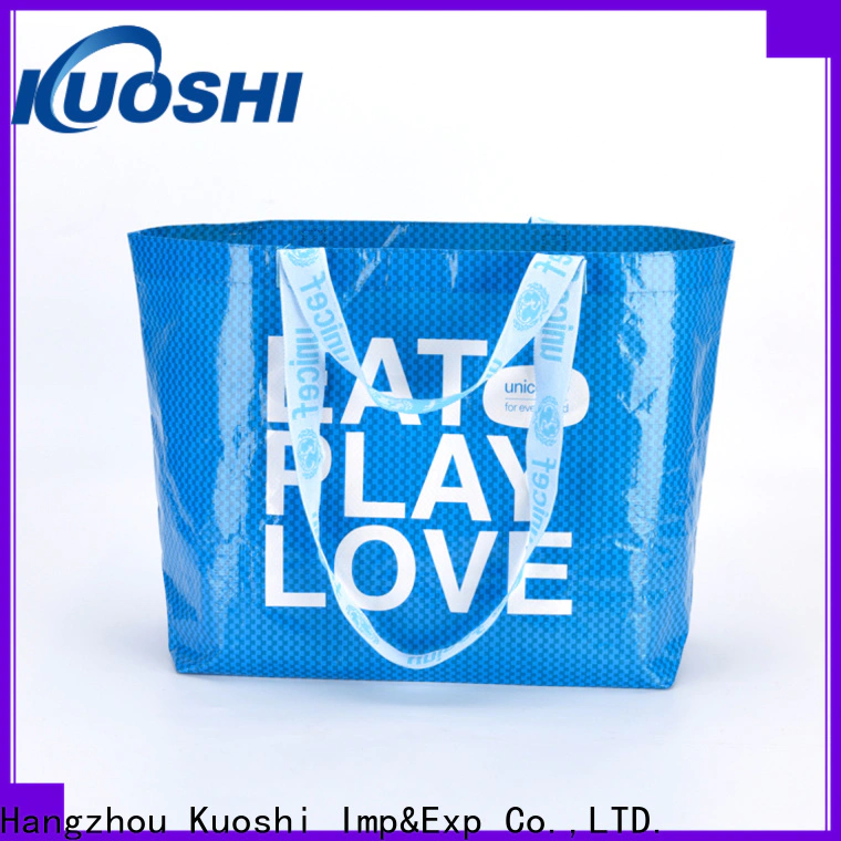KUOSHI top buy pp woven bags manufacturers for grocery shopping