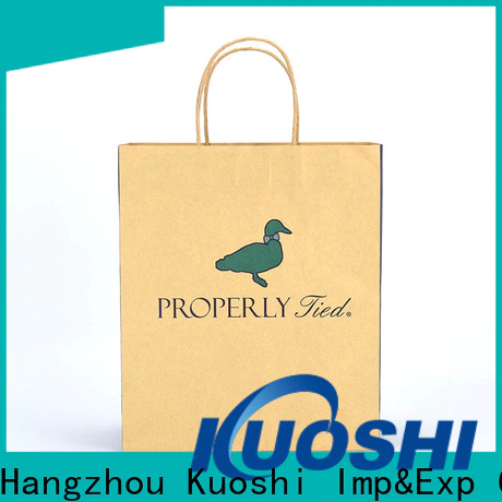 KUOSHI latest brown paper grocery bags manufacturers for supermarket
