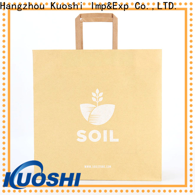 KUOSHI high-quality paper tote bags wholesale supply for vegetables