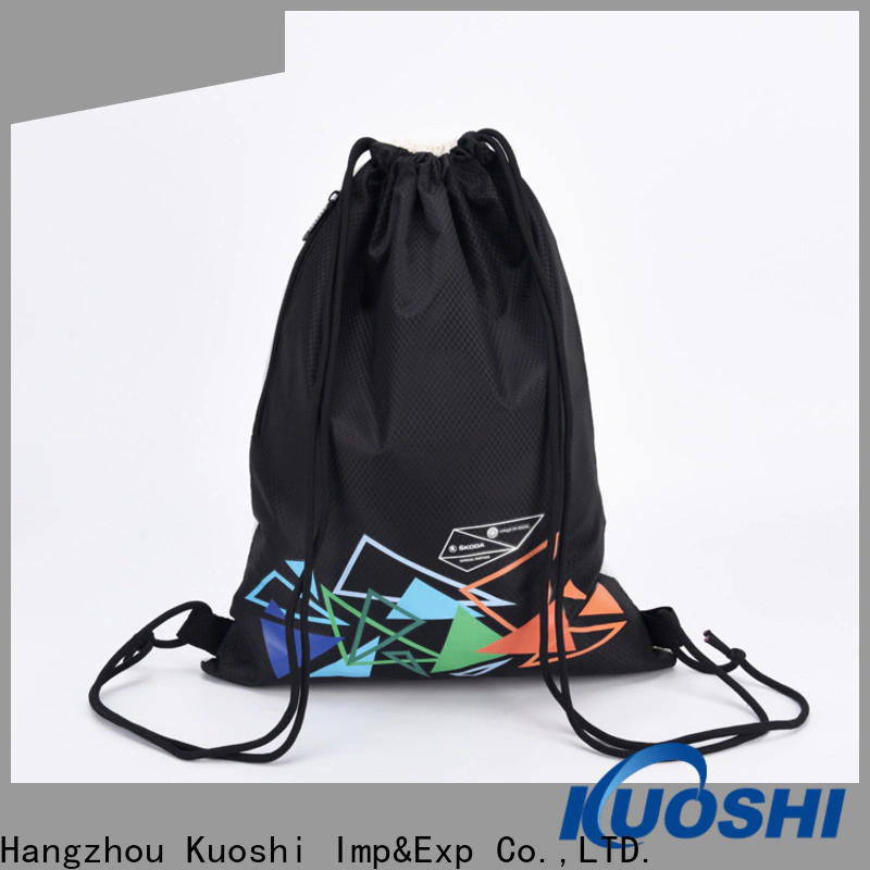 KUOSHI new mens drawstring backpack for business for school