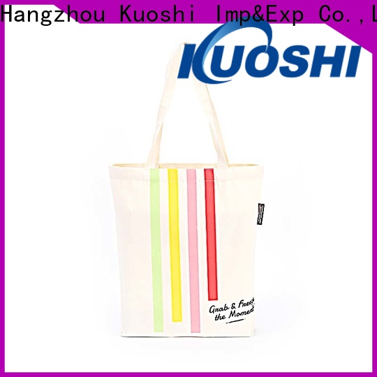 KUOSHI bags canvas beach bags bulk for grocery shopping