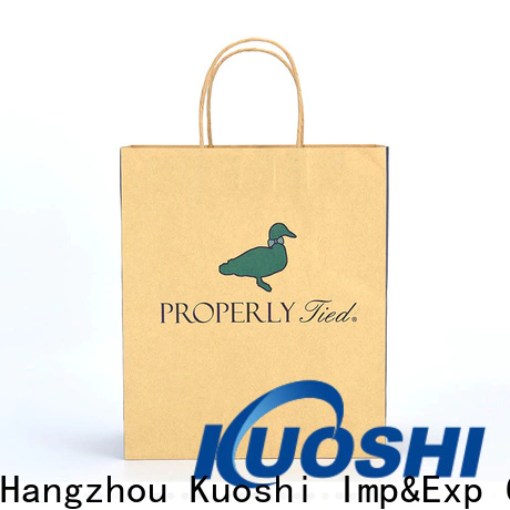 KUOSHI top paper tote bags wholesale suppliers for food packaging