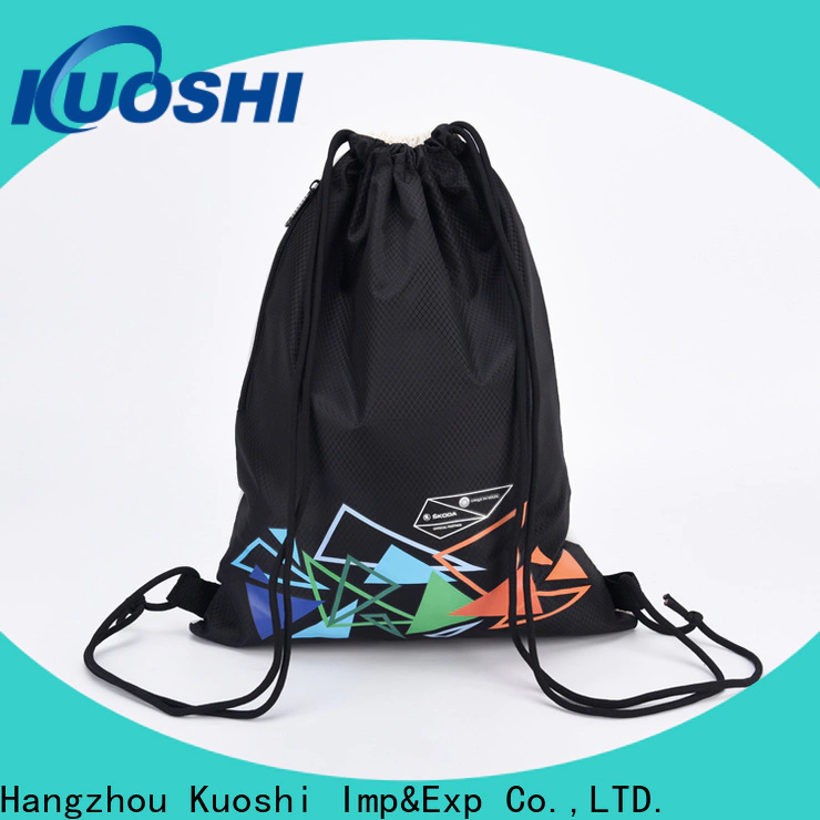 KUOSHI recycled where to buy plain drawstring bags factory for sport
