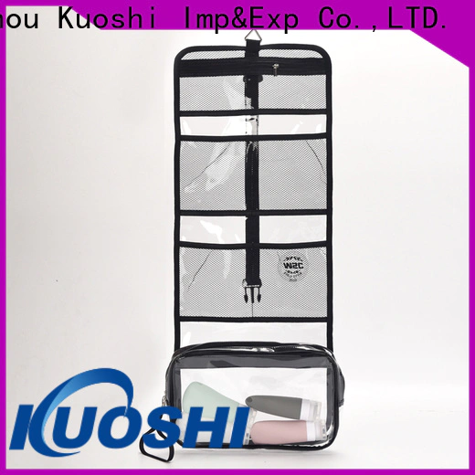 KUOSHI pvc zipper pvc bag supply for make-up packaging