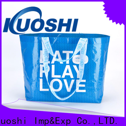 KUOSHI custom pp woven jumbo bags manufacturers for grocery shopping
