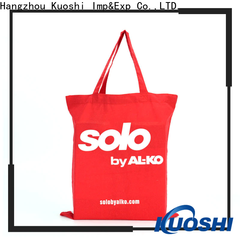 KUOSHI printed colored canvas bags for business for park