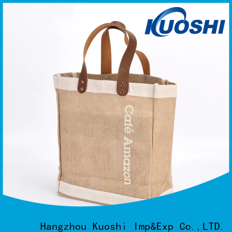 KUOSHI latest small jute bags online company for marketing