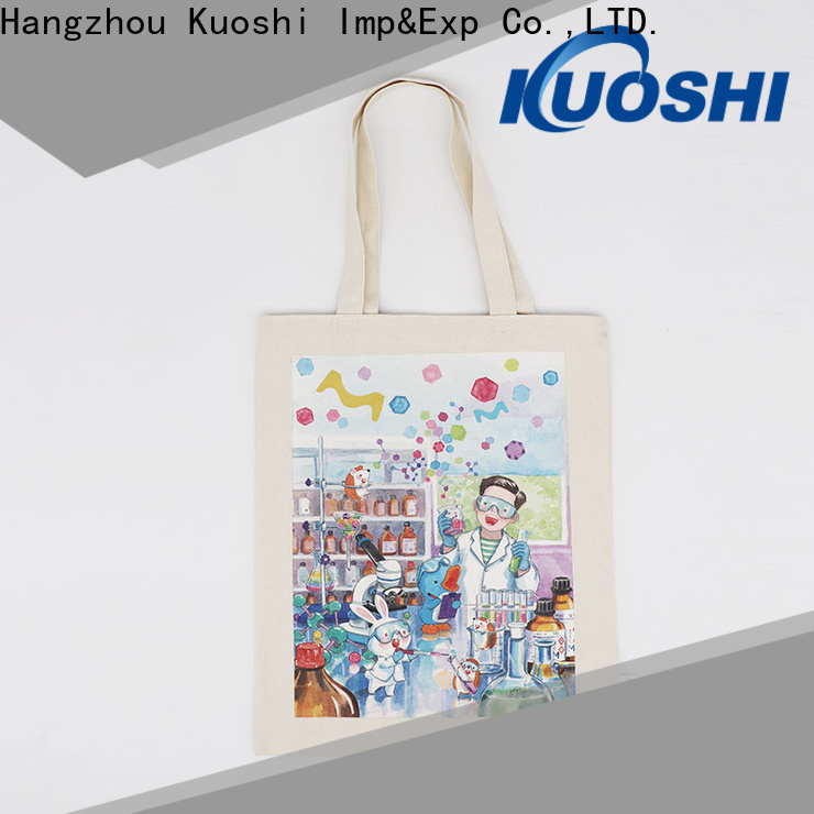 KUOSHI nature promotional cotton shoppers suppliers for office work