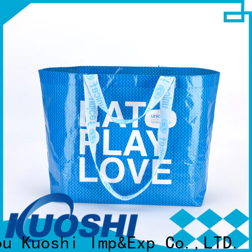 KUOSHI pp woven bags supplier suppliers for park