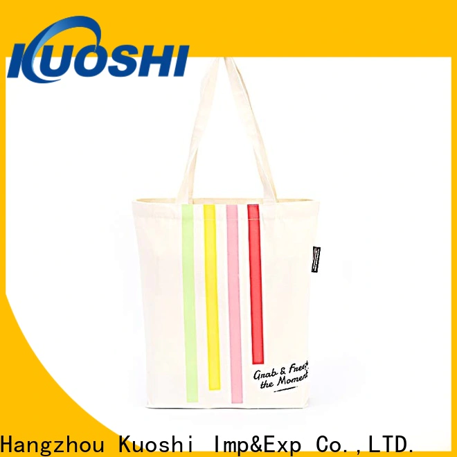 KUOSHI printed cute canvas shopping bags manufacturers for office work