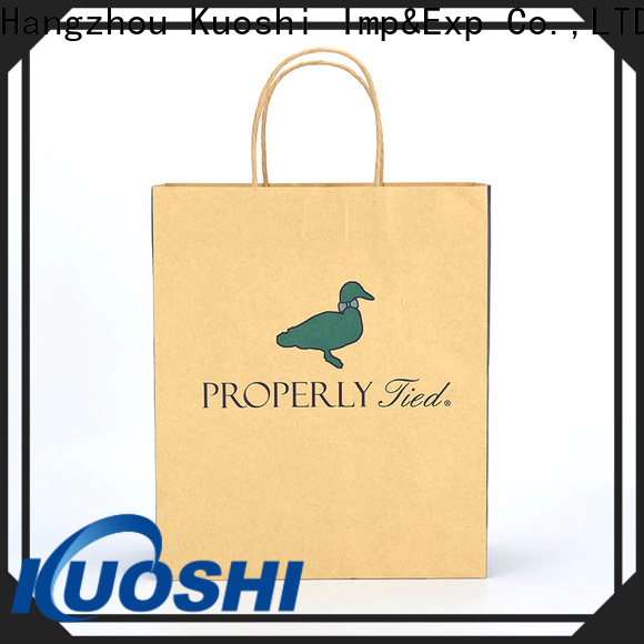 latest small brown kraft paper bags printing supply for restaurant