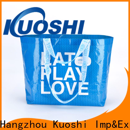 KUOSHI latest poly woven bags suppliers manufacturers for trade shows