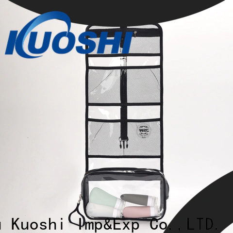 KUOSHI wholesale pvc drawstring bag supply for travel