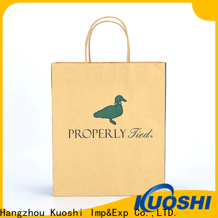 KUOSHI high-quality paper shopping bags in bulk company for food packaging