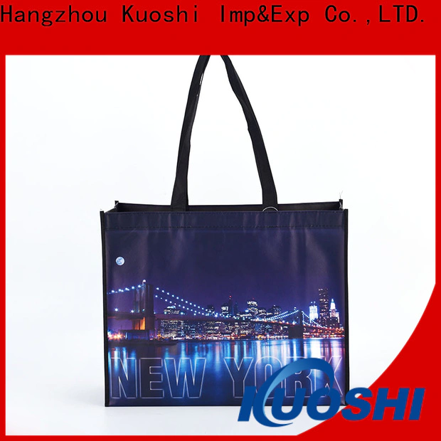 KUOSHI woven eco friendly non woven bags for business for beach visit