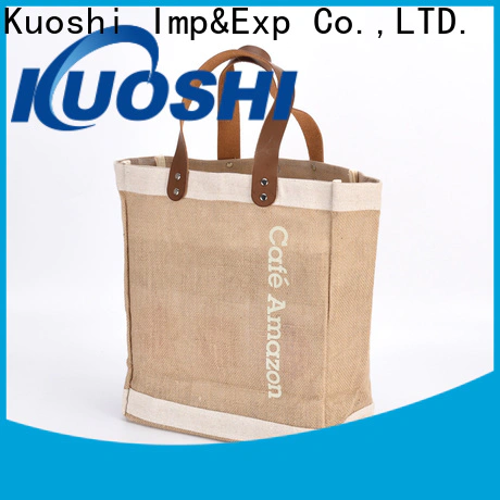 KUOSHI shopping jute bags for sale online company for food