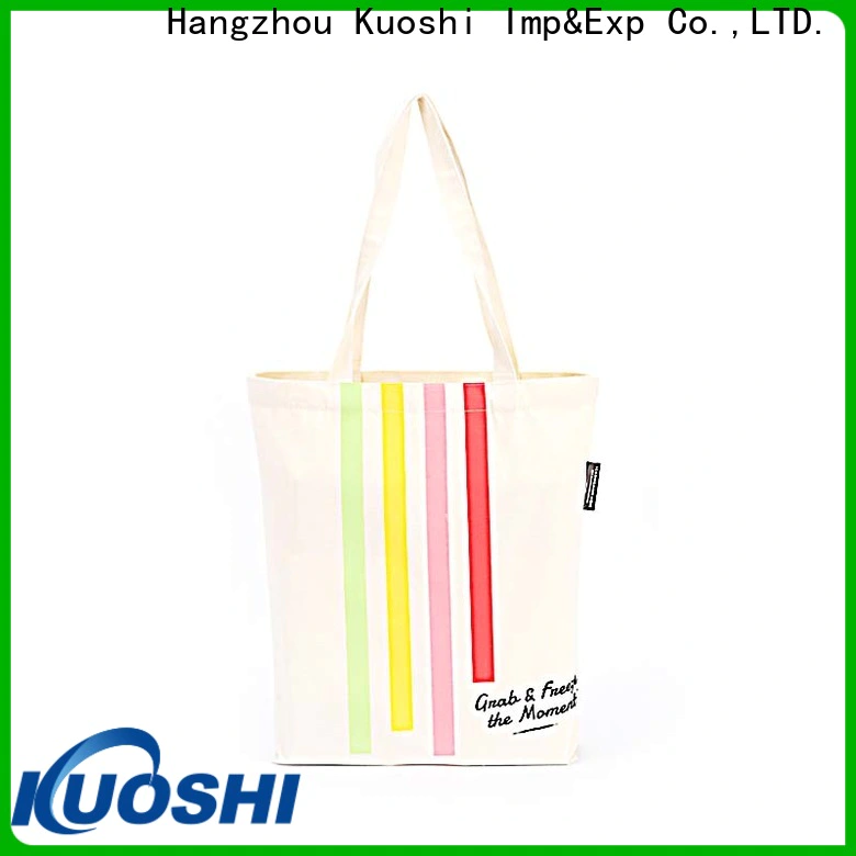 KUOSHI canvas soft canvas tote bags factory for office work