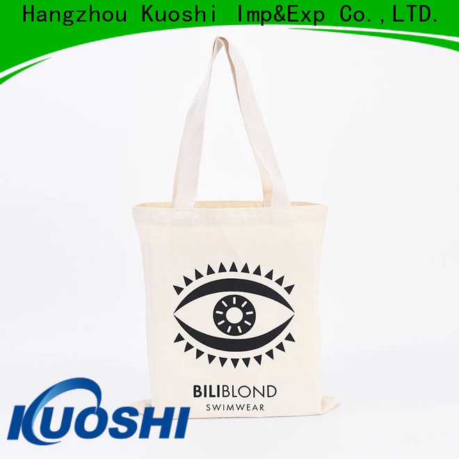KUOSHI handle organic cotton bag suppliers for daily activities