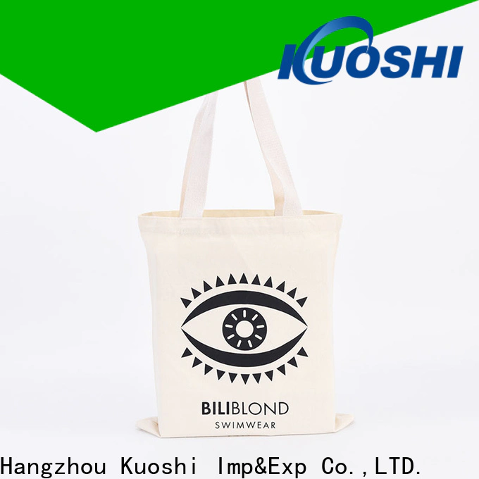 KUOSHI new embroidered shopper bag manufacturers for school