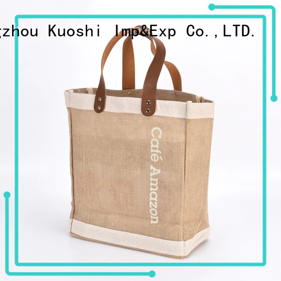 KUOSHI wholesale big jute bags online suppliers for food