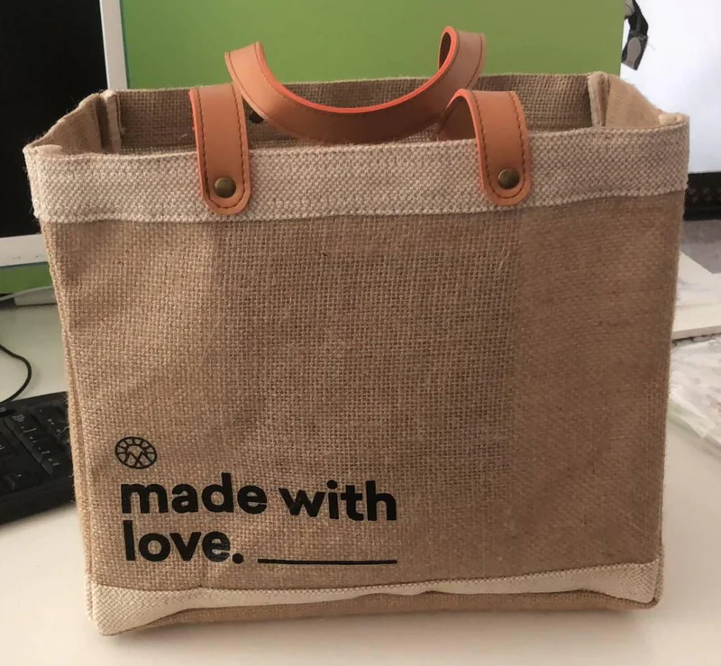custom jute bags online india jute for business for food