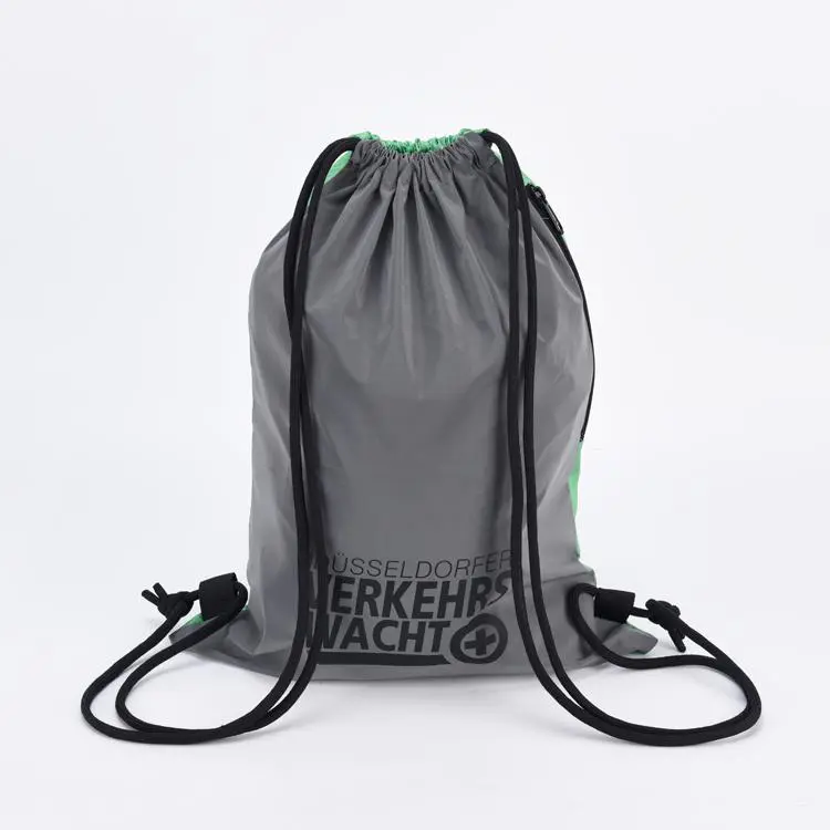 custom quality drawstring backpack recycled factory for school