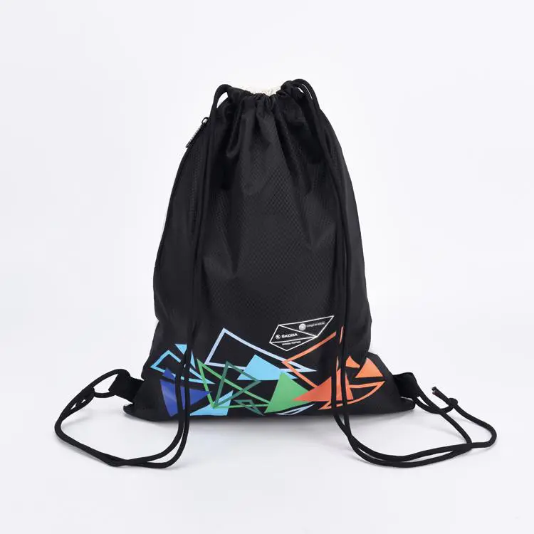 latest custom drawstring bag recycled supply for gym