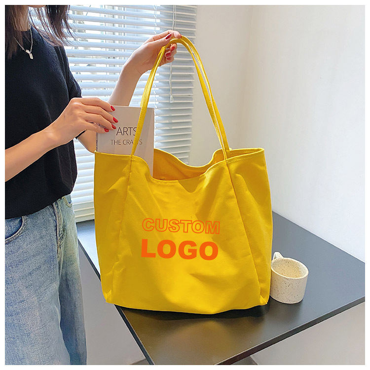 Hot sale Custom printing logo Luxury Large Summer cotton Canvas Shoulder Shopping Beach Tote Bags