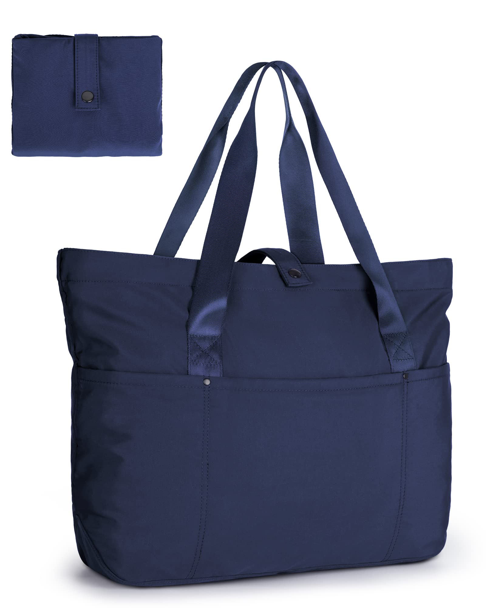 Foldable Durable Cloth Cotton Bag Shopping Top Quality Nylon Oxford Shopping Tote Bag With Zipper