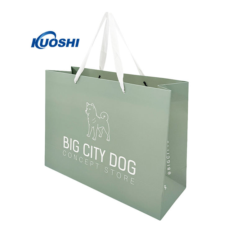 Custom your own logo paper bags luxury cardboard Shopping Bag for small business