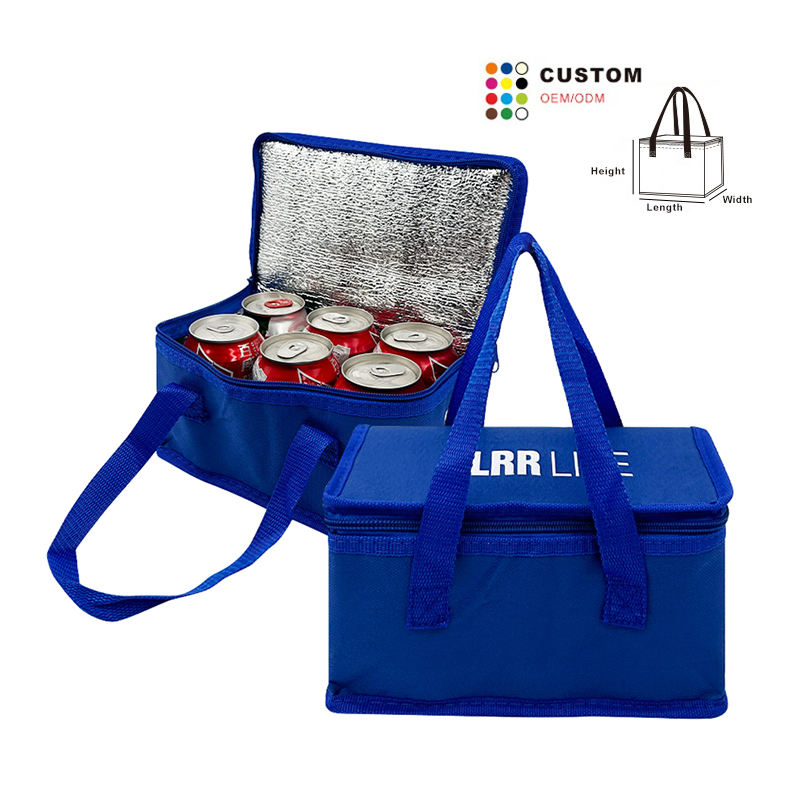 Custom Logo Promotional Insulation Bag Wholesale Non Woven Thermal Cooler Bag Waterproof and Eco-friendly Lunch Cooler Bag