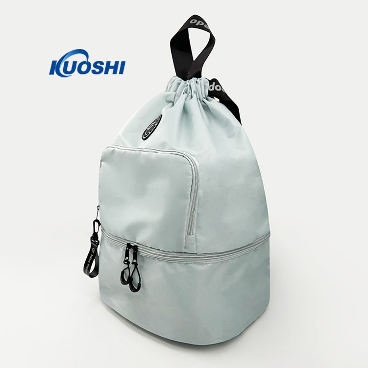 OEM Portable Durable 420D Polyester Sports Running Bag Drawstring Backpack Storage Sports Enthusiasts Fitness Shopping Bags