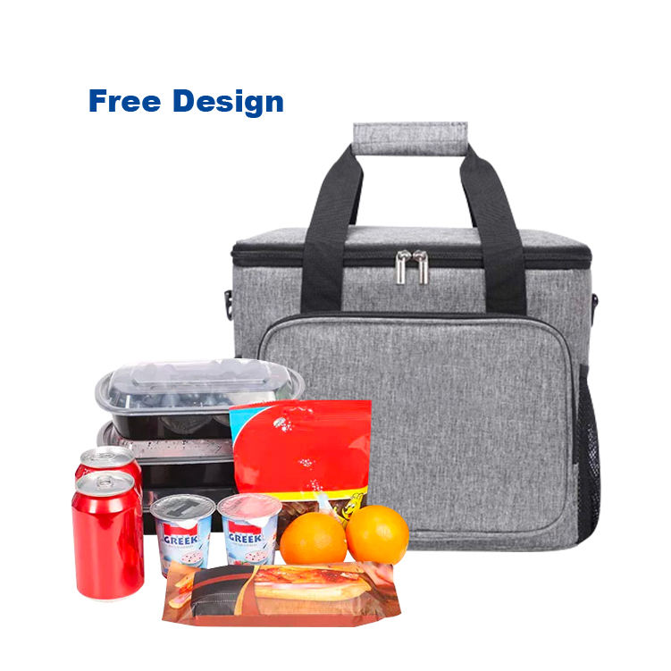 Customized Portable Insulated Oxford Thermal Cooler Bag 5L Waterproof Lunch Cooler Bags