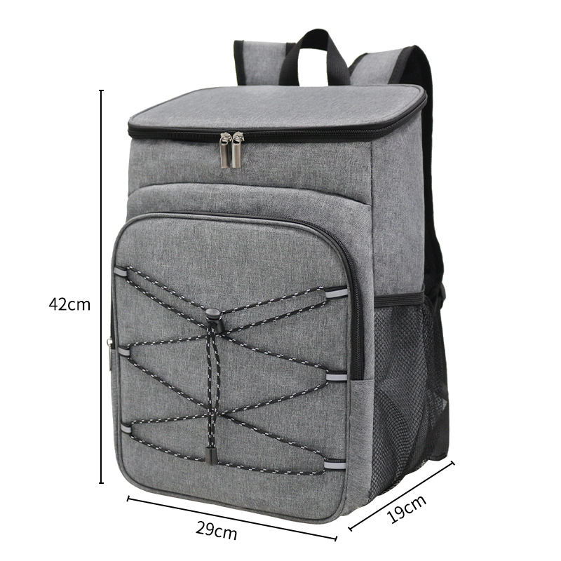 OEM Custom Reusable Soft Picnic Portable Insulated Cooler Backpack Compartment Cooling Thermal Shoulder Bags With Logo