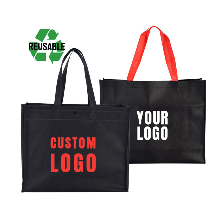 Wholesale Tote Non Woven Bag with Zipper Promotional Recycled RPET Non Woven Shopping Bag