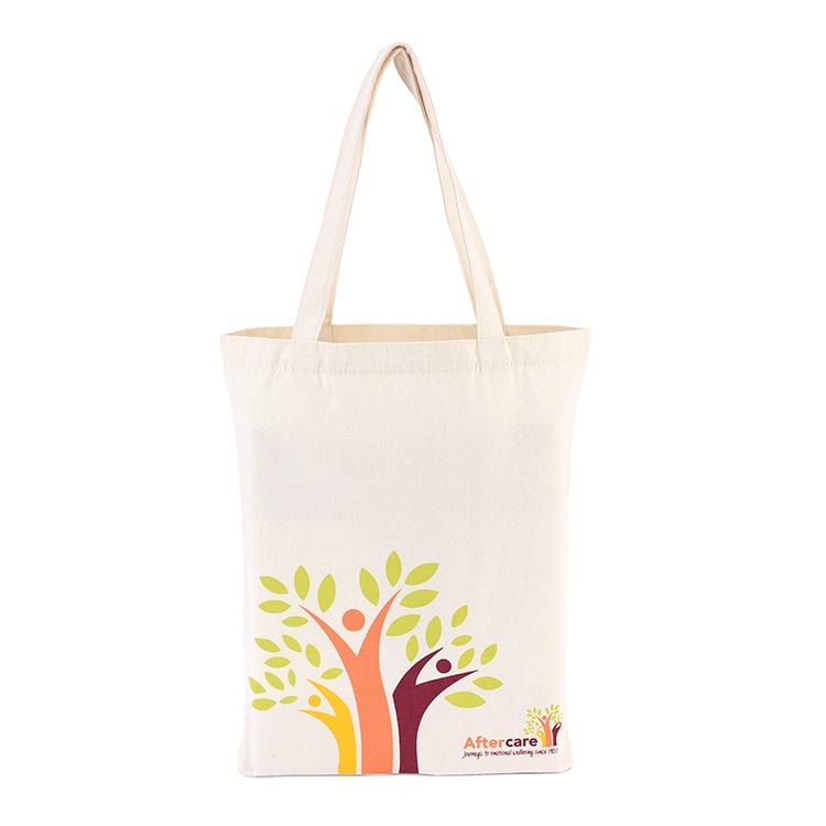 Custom Promotional Reusable Eco Friendly Organic Personalized Logo Printed Cotton Tote Bag Marketing Gift