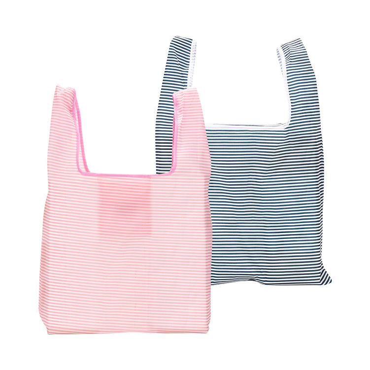 Reusable grocery shopping tote bag recycled nylon non-woven bag