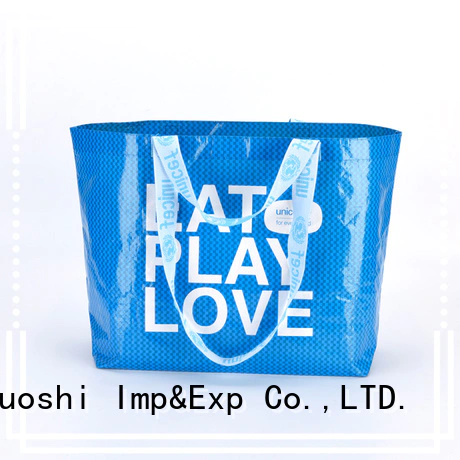 KUOSHI promotional pp woven fabric suppliers for grocery shopping