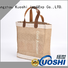 KUOSHI new jute cloth bags manufacturers for supermarket