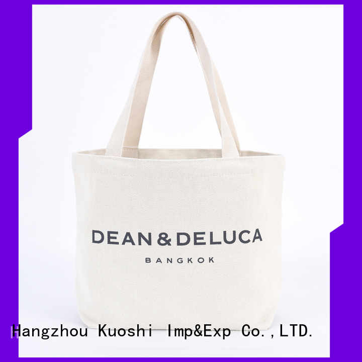 KUOSHI best purple canvas tote bags for shopping