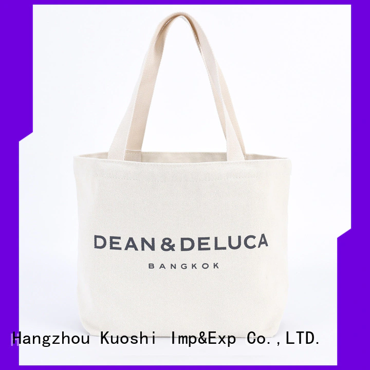 KUOSHI best purple canvas tote bags for shopping