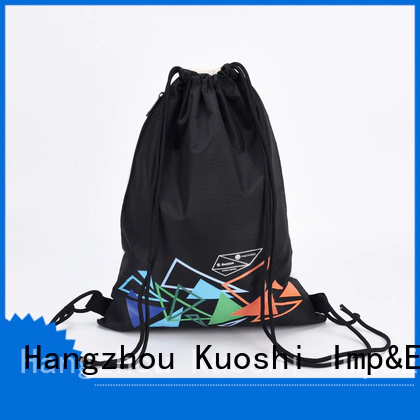 KUOSHI custom best drawstring backpack for gym