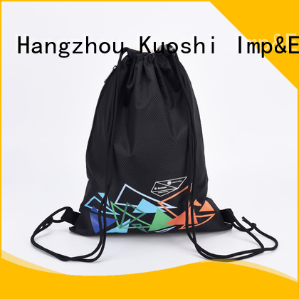 KUOSHI polyester high quality drawstring bag for school