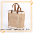 KUOSHI handles jute bottle bags online for shopping mall