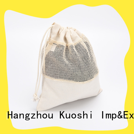 KUOSHI simple vegetable sacks net bags factory for food